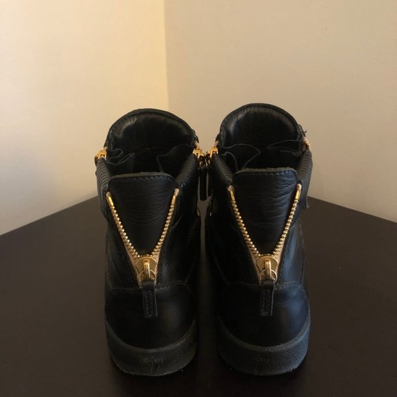 Giuseppe Zanotti Men's Kriss Leather Sneakers, Size 44 EU - Picture 2 of 7